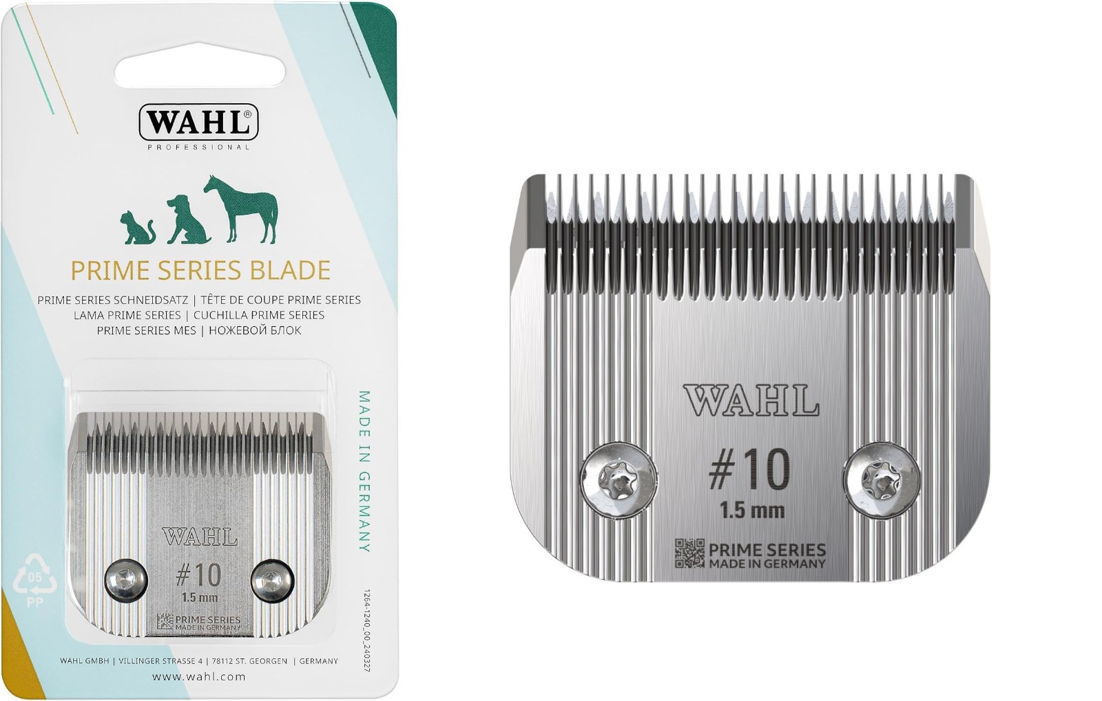 Moser - Wahl Prime Series Blade Shaving Head Size 10/1.5 Mm Made In Germany