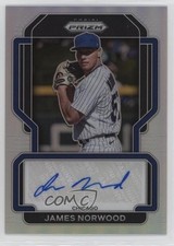 2022 Panini Prizm Signatures Silver Prizm James Norwood #S-JN Auto d4v