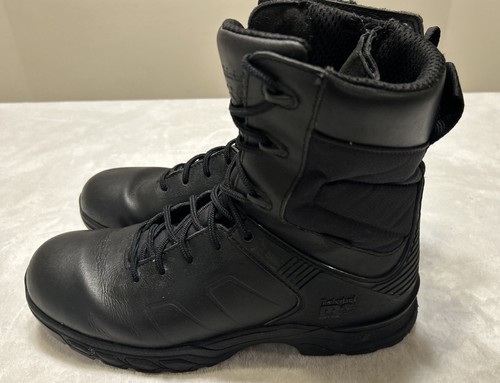 Timberland Boots Men’s Size 9 PRO Hypercharge Black Work Safety Police Fire EMS - Picture 3 of 8