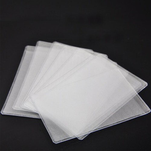 12pcs Transparent Cover Dull Polish Holder for Bus Identity Bank - Picture 9 of 12