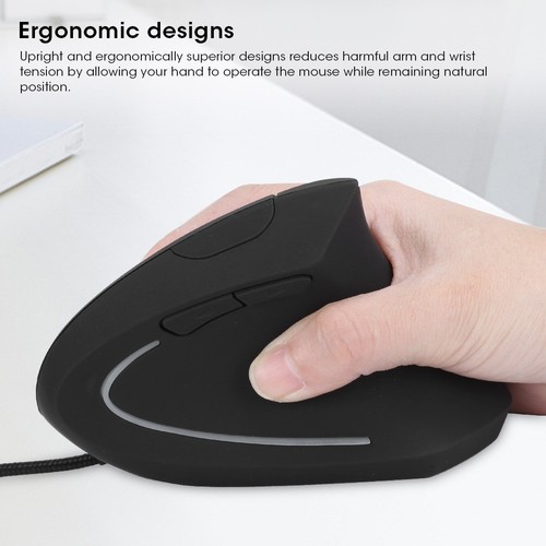 Vertikale Maus Bunte Ergonomische Wiederaufladbare Usb-Empfänger Abs Büro K DON - Bild 9 von 16