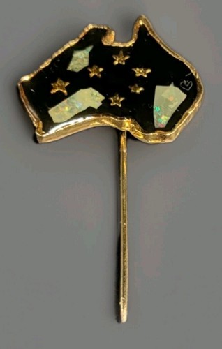 AUSTRAILN OPAL STICK PIN IN FORM VON ÖSTERREICH - Bild 4 von 4