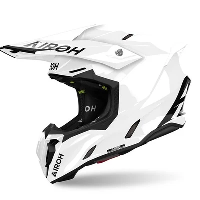 Airoh Twist 3 Casque Moto Offroad Blanc Brillant Taille XL (61) - Photo 1/4