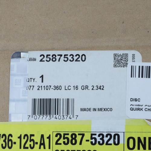 Genuine GM 07-09 Chevrolet GMC Starter Solenoid Positive Battery Cable 25875320 - Picture 5 of 5