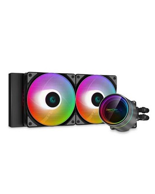 Deepcool Castle A-Rgb Aio Kühler gebraucht PWM Lüfter Rgb Sync 240EX 240MM CF120