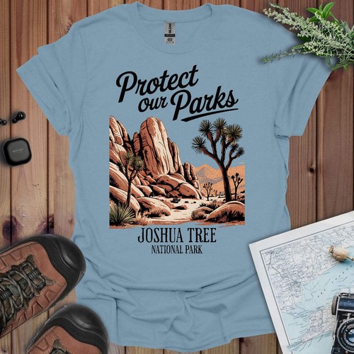 Protect Our Parks Joshua Tree National Park Unisex Fit Soft T-Shirt - 第 36/44 張圖片