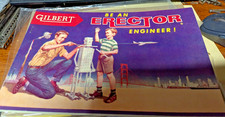 NICE ORIGINAL 1958 10072 MUSICAL FERRIS WHEEL A.C. GILBERT ERECTOR SET MANUAL