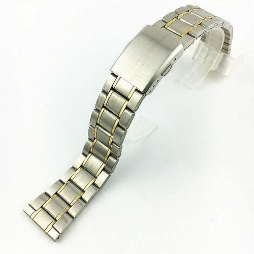 Cinturino per orologio 12 14 16 18 20 22 mm cinturino in acciaio braccialetto a maglie - Foto 2 di 13