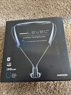 Samsung Level U Pro Wireless Headphones Black Bluetooth Open Box , Never Used
