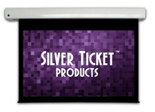 New Silver Ticket 92" Diagonal Wall/Ceiling-Mounted Electric Projector Screen