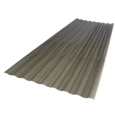 26 In. X 6 Ft. Corrugated Polycarbonate Roof Panel In Solar Gray-158912 Free Shi