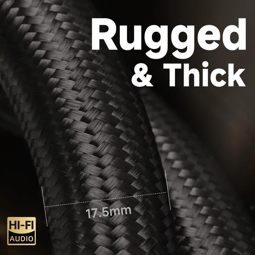 HiFi Audio Stromkabel für Audiophile mit 7 AWG O-C-C Adern, 24K vergoldet... - Bild 7 von 8