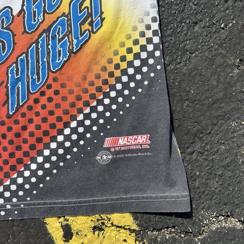 Vintage Chase Authentics Dale Earnhardt NASCAR Budweiser AOP T-Shirt 2000 Gr. Lg - Bild 7 von 7