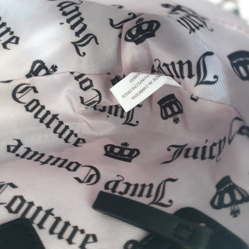 Juicy Couture Los Angeles ~ kleine Umhängetasche ~ 2 Tragegurte/Kette ~ Reißverschluss ~ neuwertig - Bild 15 von 18