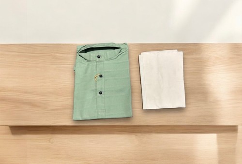 Traditional Boys Green Cotton Kurta Pajama, 1009 - Imagen 5 de 6
