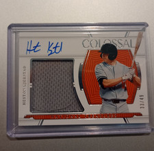 2022 National Treasures Heston Kjerstad Collosal Patch Auto 33/49