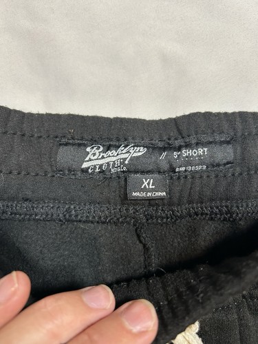 Brooklyn Cloth Black Sz XL Men’s Sweat Shorts Very Good - Picture 3 of 5