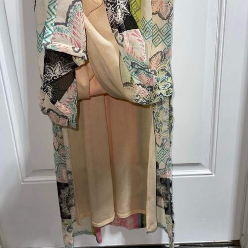 Angie Maxi Abito Floreale Boho Beachy Estivo Donna Tg Large - Foto 9 di 10