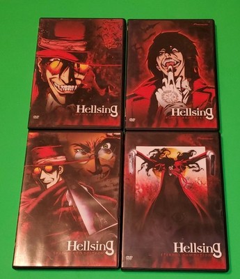 Hellsing (2002) Vol 1-4 Complete Series DVD Anime-English/Japanese