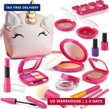 Pretend Makeup Kit for Toddler Girl Gift 3 4 5 Year Old Girl Birthday Gifts