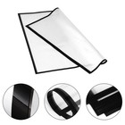 1 Set 20pcs Transparente Glaspapiere Blumenpapier Opppackung (schwarz)