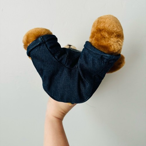 Del Monte Bear Cowboy Denim Over All Ghingam Zylinder Hut mit Bilderbuch Sammler - Bild 6 von 7