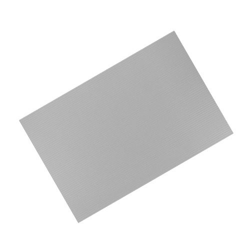 8" x 12" 3mm Corrugated Plastic Sheets for Offices,Lawn,Outdoor Gray - Picture 1 of 5