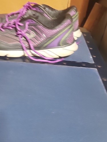 Fila Womens Size 8.5 Running Shoes Sneakers Cool Max Gray Purple - Picture 3 of 9