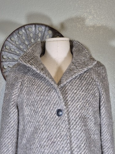 Katherine Kelly Soft Wool Alpaca Full Lined Coat Size 12 Made In Peru - Picture 2 of 7