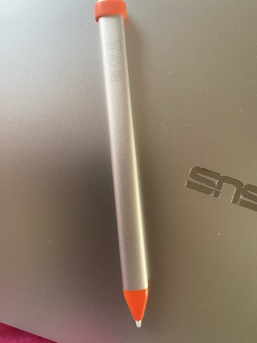 Rysik cyfrowy Logitech Crayon pomarańczowy srebrny logi - Zdjęcie 2 z 6