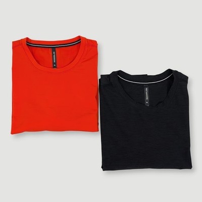 Ten Thousand The Versatile Shirt Mens XL Black Orange Training Active Lot of 2