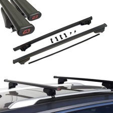 Für Audi A6 C5 Avant 98-05 Stahl Dachträger Relingträger Offene Dachreling