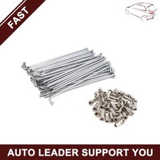 Universal Piece of 36 Motorcycle Wheel Spokes with Nipples 4mm Dia 160mm Long