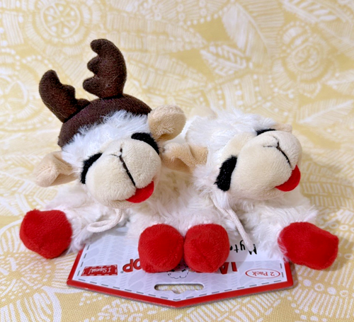 Lamb Chop Multipet Holiday 2-Pack LAMB CHOP Squeaky Dog Toy New -FREE SHIPPING- - Picture 1 of 6