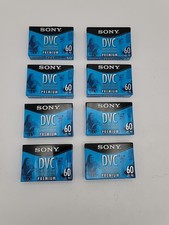 Sony MiniDV Premium 60 DVC Digital Video Cassettes   Sealed Lot of 8 DVM60PRL 