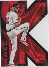 2025 Topps Chris Sale K Zone Die Cut SSP