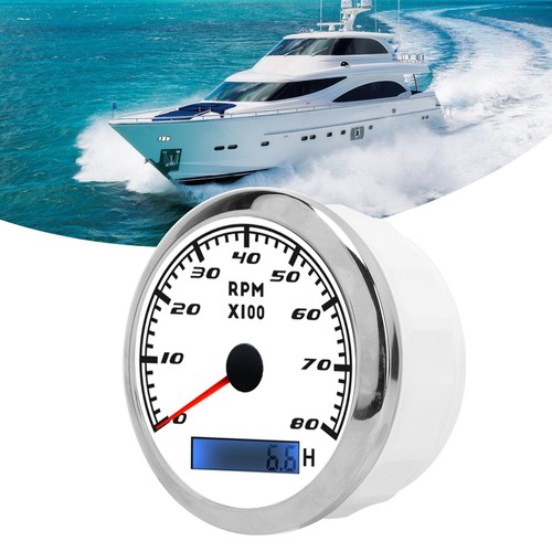 Pointer Tachometer RPM Tacho Meter Red Backlight Stainless Steel For For - Picture 14 of 22