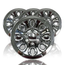 Set of 4 Chevy 1500 6 Lug 17" Chrome Wheel Skins Rim Simulators hubcaps Covers