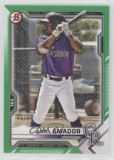 2021 Bowman Draft Green 66/99 Adael Amador #BD-195 0kz8