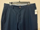 Mens Old Navy 36x32 Navy Blue Pants Ultimate Straight NWT — photo 4