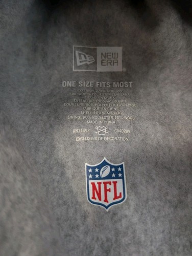 New Era Buffalo Bills Strick Pom Beanie Blau Rot Bündchen Wintermütze NFL Logo - Bild 7 von 7