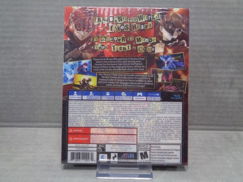 Persona 5 Royal Steelbook Edition (PS4 / Sony PlayStation 4, 2020) New Ship Box - Picture 2 of 11
