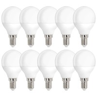 10 X Led Leuchtmittel Tropfen 1W E14 Matt 90Lm Kugel Lampe Licht Warmweiß 3000K