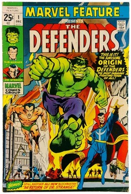 Marvel Feature #1 1971 Marvel Comics VG/FN Comic Book 1st App Defenders Origin