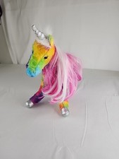 Douglas Rainbow Unicorn 10.5  Standing Plush Stuffed Animal