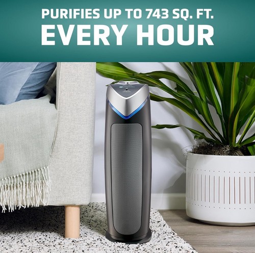 Germ Guardian Air Purifier | HEPA UV-C, Wildfire Smoke & Pet Odors - Picture 3 of 6