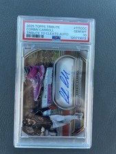 CORBIN CARROLL 2025 Topps Tribute Cleats AUTO /99 Diamondbacks PSA 10 GEM MINT