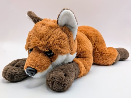 FAO Schwarz Adopt a Pets Plüschtier liegender brauner Fuchs superweiches Stofftier 18 Zoll - Bild 2 von 9