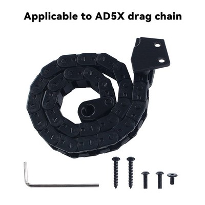 For Flashforge AD5X 3D Printer Bridge-type Cable Chain Drag Chain Kit