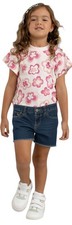 F-177 The Children s Place Girls Denim Shorts Size 8 Blue Jean Shorts